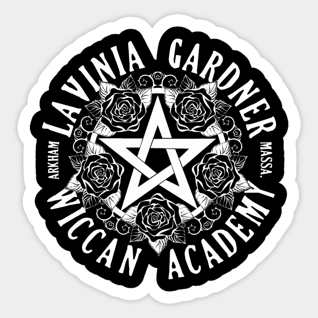 Lavinia Gardner Wiccan Academy Sticker by MindsparkCreative